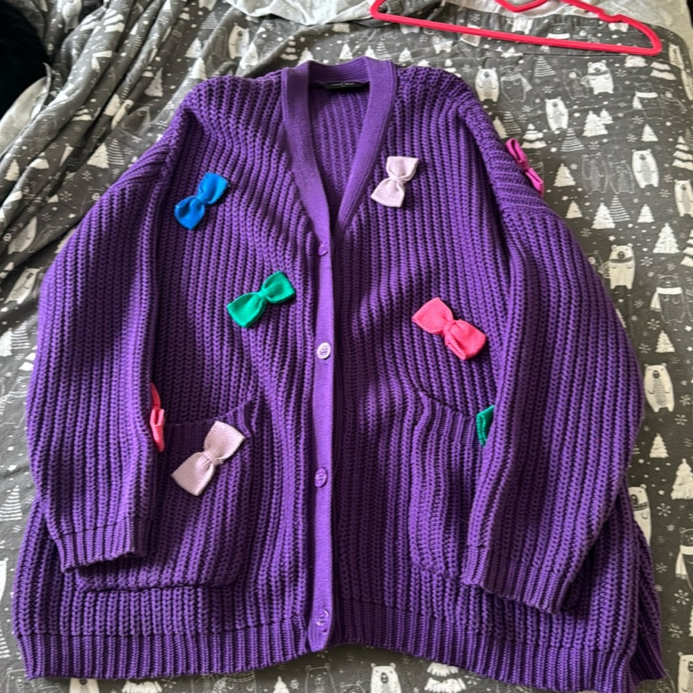 Lazy Oaf many bows cardigan